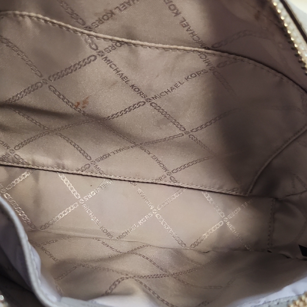 Michael Kors Silver and Gray Crossbody Bag - Picture 9 of 11
